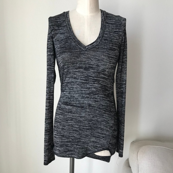 Aritzia Tops - Aritzia Wilfred Free Open Back Grey Top